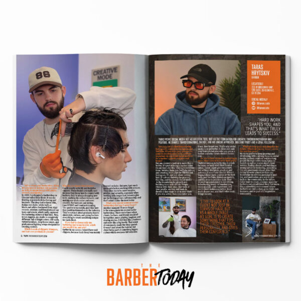 The Barber Today Magazine 28 Taras Hrytskiv